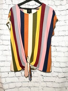 W5 stripe top. Size M